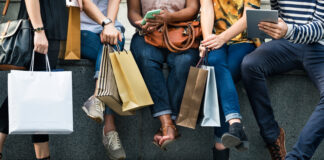 Group Of People Shopping Concept